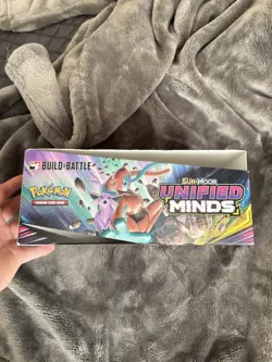 Pokemon Sun & Moon Unified Minds Build & Battle Display Case EMPTY - Image 5