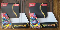 2 EMPTY Pokemon Mega Evolution Booster Boxes - No Packs Display Only - Image 1