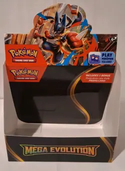 Pokemon Mega Evolutions Booster Box Display Empty Display Only - Image 1