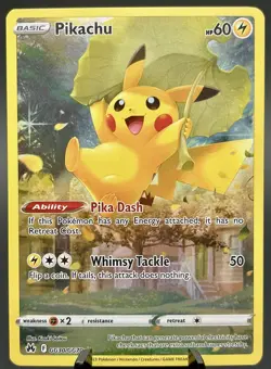 Pikachu GG30/GG70 Crown Zenith Galarian Gallery Ultra Rare Pokemon TCG NM ae - Image 1