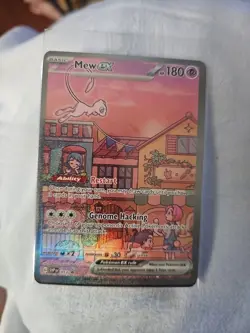 NIP SEALED Pokemon TCG Mew EX 053 Holo Black Star Promo Scarlet & Violet 151 - Image 1