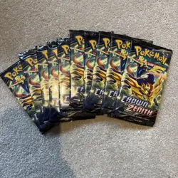 Pokemon TCG - Crown Zenith - 10x Booster Pack - Sealed - Image 1