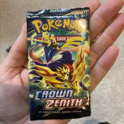 Pokemon TCG - Crown Zenith - 10x Booster Pack - Sealed - Image 2