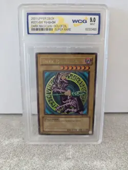 Yugioh Dark Magician SDY-006 Unlimited Super Rare GRADED 9 - Image 1
