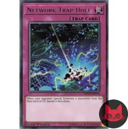 Yugioh Network Trap Hole MP19-EN050 Rare 1st Edition NM - Image 1