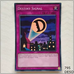 Destiny Signal - DESO-EN059 - Super Rare 1st Edition Yugioh - Image 1