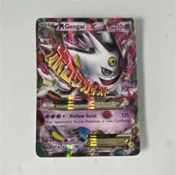 Pokemon M Gengar EX Full Art Holo Promo Mega 210 HP XY XY166 Card - Image 1