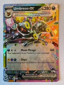 Pokemon TCG Umbreon EX 060/131 Double Rare Holo Card Prismatic Evolutions - Image 1
