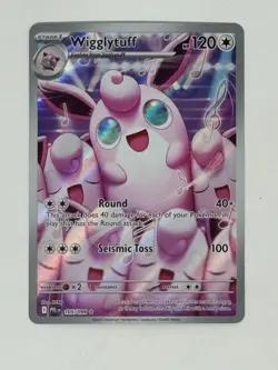Wigglytuff 105/094 ME02: Phantasmal Flames Pokemon Card Full Art Free Shipping - Image 1