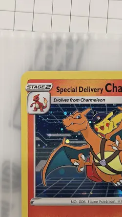 Pokemon Special Delivery Charizard Promo Holo SWSH075 Sword & Shield Card - Image 2