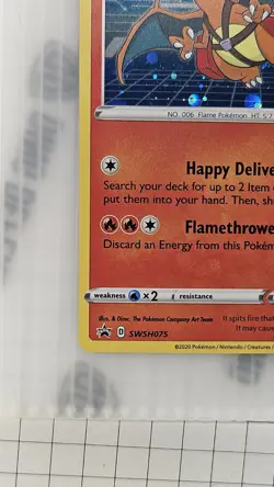 Pokemon Special Delivery Charizard Promo Holo SWSH075 Sword & Shield Card - Image 5