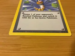 New 1995 Base Pokemon Card #93/102 "TRAINER GUST OF WIND" - Image 2