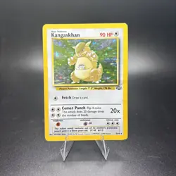 Kangaskhan 5/64 Jungle Holo Rare Vintage Pokemon Card DMG -g - Image 1