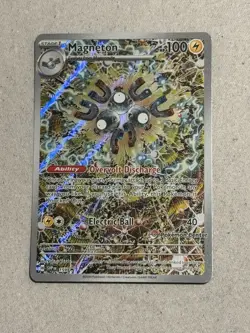 Pokemon TCG Magneton SV 159 Pokemon Center Stamped Black Star Promo Card - Image 1