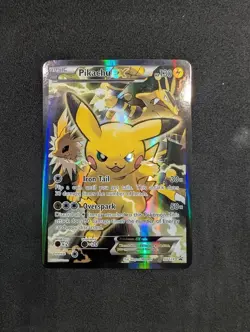 Pokemon Pikachu EX XY124 Black Star Promo 2016 Holo Card TCG - Image 2