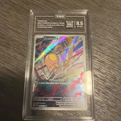 Pokemon TCG Toedscool Scarlet & Violet Base Set Holo Illustration Card 201/198 - Image 1
