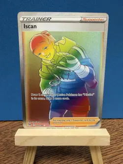 Pokemon TCG Iscan 207/196 Secret Rare Lost Origin Card Rainbow - Image 1