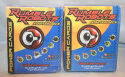 RUMBLE ROBOTS POWER CARDS Starter Deck Trendmasters Unlock The Power! Lot of 2 - Image 1