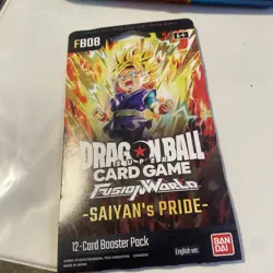 🔥 Dragon Ball Super TCG Fusion World Saiyan’s Pride FB08 w/12 Cards/Styles vary - Image 1