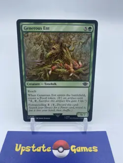 Generous Ent 0169 Common Non Foil Lord of the Rings MTG Near Mint - Image 1