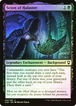 NM Foil Scion of Halaster, MTG, Baldur's Gate, Magic the Gathering, 145 - Image 1