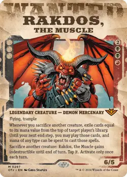 Foil - Rakdos, the Muscle (Showcase) - 297 / NM / English MTG - Image 1