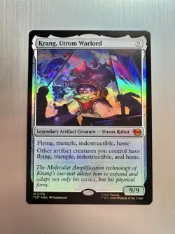 Krang, Utrom Warlord - 175 - MTG: Teenage Mutant Ninja Turtles - Mythic - FOIL - Image 1
