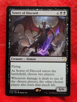 Sower of Discord #19 (NM) Commander 2018 C18 Magic MTG - Image 1
