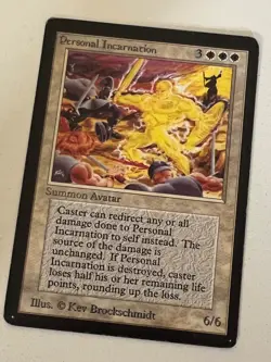 Magic the Gathering MTG Beta Personal Incarnation LP (Beta Bob) - Image 1