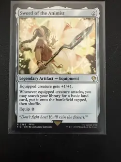 Magic the Gathering MTG - Final Fantasy 7 - Sword of the Animist - 362 - Regular - Image 1