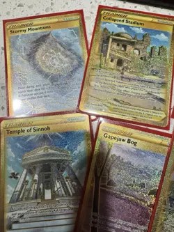 Pokemon TCG Gold Hyper Rare Stadium Card Full Set Lot Sword And Shield - Image 3