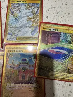 Pokemon TCG Gold Hyper Rare Stadium Card Full Set Lot Sword And Shield - Image 4