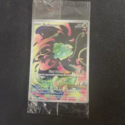 Pokemon TCG Bulbasaur 133/132 Illustration Rare Mega Evolutions Stamped Promo - Image 1