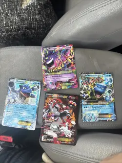 ALL 4 Pokemon TCG XY: Phantom Forces Mega M Gengar EX, EXGROUDON +free BLASTOISE - Image 1