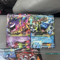 ALL 4 Pokemon TCG XY: Phantom Forces Mega M Gengar EX, EXGROUDON +free BLASTOISE - Image 3