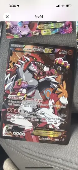 ALL 4 Pokemon TCG XY: Phantom Forces Mega M Gengar EX, EXGROUDON +free BLASTOISE - Image 4
