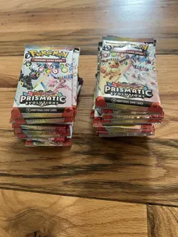 Prismatic Evolutions Booster Pack Lot 36 FACTORY SEALED PACKS Pokemon TCG 2025 - Image 4