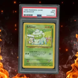 Pokemon Game BULBASAUR 44/102 PSA 9 - Image 1