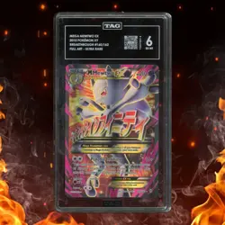 Pokemon XY Breakthrough MEGA MEWTWO EX 160/162 Ultra Rare TAG 6 - Image 1