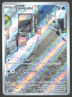 Pokemon TCG: Slowpoke 204/198 Scarlet & Violet Base Set Illustration Rare - Image 1