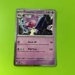 Pokemon Tinkaton SVP140 Stellar Crown Black Star Promo Cosmic Rare NM/M - Image 1