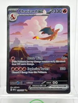 Charizard ex 199/165 Pokemon Scarlet & Violet 151 SIR Special Illustration Rare - Image 1