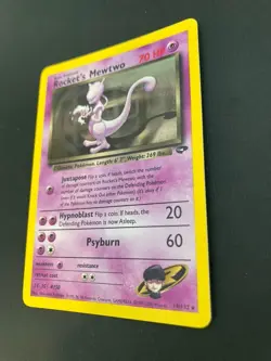 Pokemon TCG Rocket's Mewtwo [Rare - Holo] Gym Challenge 14/132 - NM - Image 3