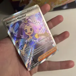 Pokemon TCG Acerolas Mischief 165/132 Full Art Trainer – Mega Evolutions – NM - Image 3