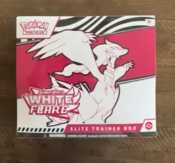 Pokemon TCG Scarlet & Violet White Flare Elite Trainer Box Factory Sealed ETB - Image 1