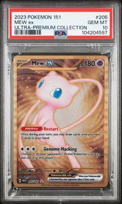 2023 POKEMON 151 ULTRA-PREM COLL #205 MEW EX PSA 10 - Image 1