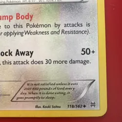 Pokemon TCG Snorlax Breakthrough 118/162 Regular Uncommon LP - Image 5