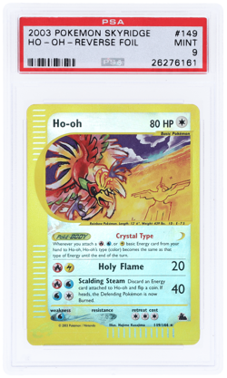 2003 Pokemon Skyridge Ho-Oh Reverse Foil #149 PSA 9 - Image 1