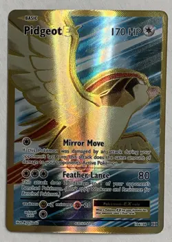 Pokemon XY Evolutions Pidgeot EX 104/108 Full Art Ultra Rare NM - Image 1