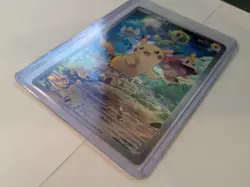 Pokemon Paldea Evolved Pikachu SVP027 Black Star Promo Pokemon Center Stamp - Image 2